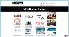 Desktop Screenshot of monbrebeuf.com