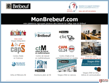 Tablet Screenshot of monbrebeuf.com